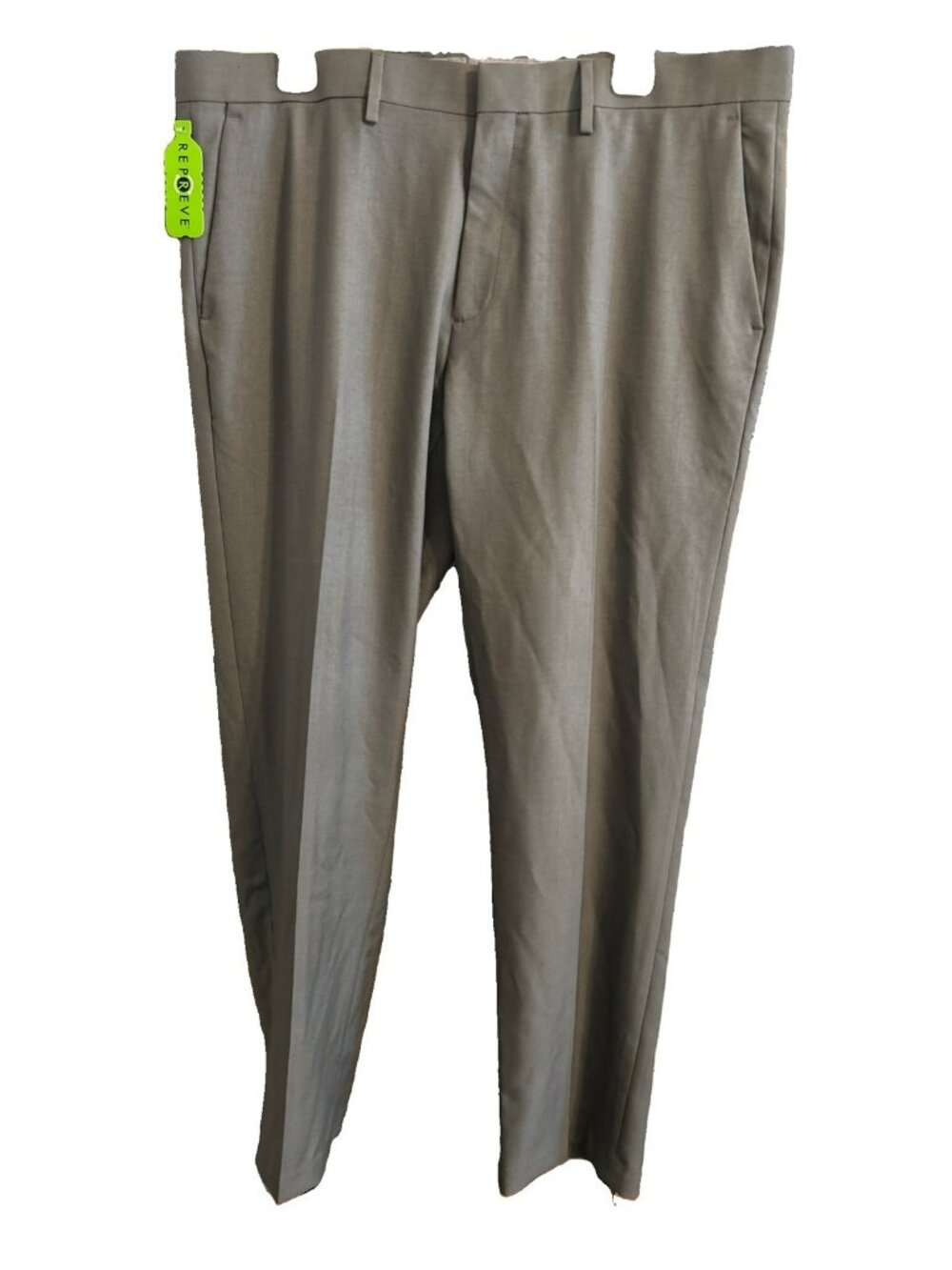 NWT Haggar H26 Men's Straight Fit Premium Stretch Dress Pants Grey Size 38X30